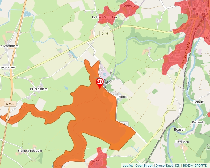 Carte Géoportail pour les drones de loisir