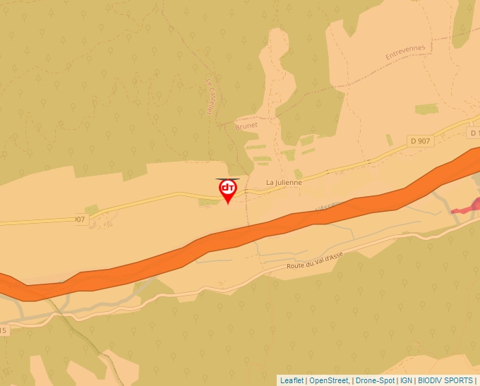 Carte Géoportail pour les drones de loisir