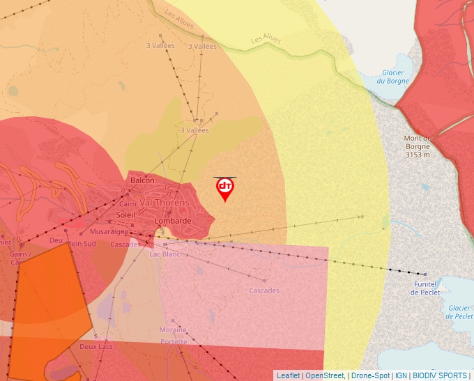 Carte Géoportail pour les drones de loisir