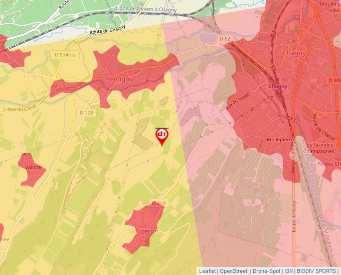 Carte Géoportail pour les drones de loisir