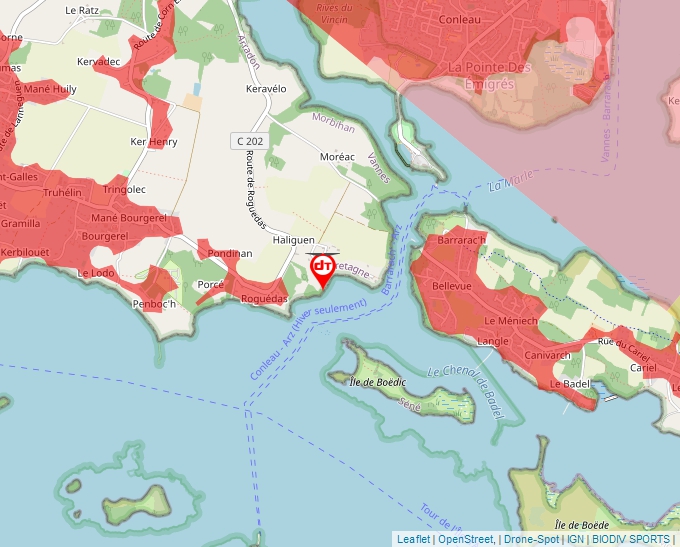 Carte Géoportail pour les drones de loisir