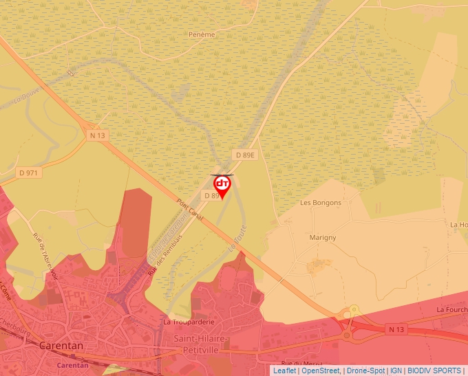 Carte Géoportail pour les drones de loisir