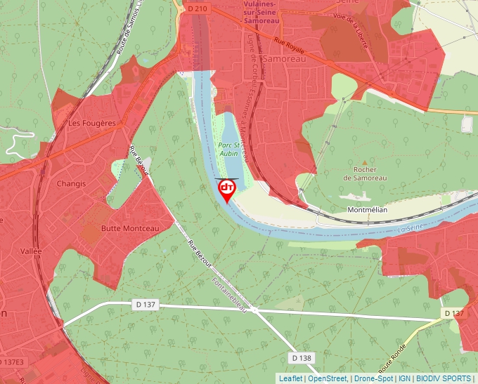 Carte Géoportail pour les drones de loisir