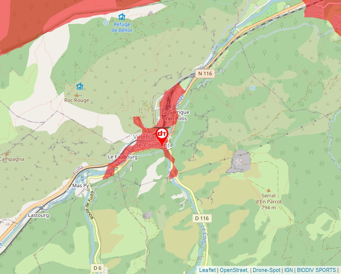 Carte Géoportail pour les drones de loisir