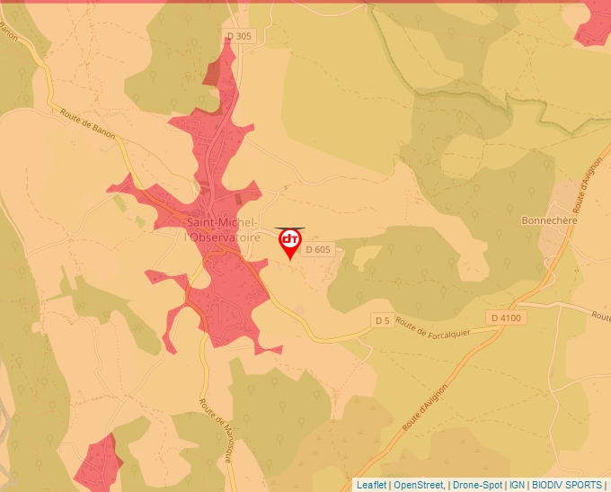 Carte Géoportail pour les drones de loisir