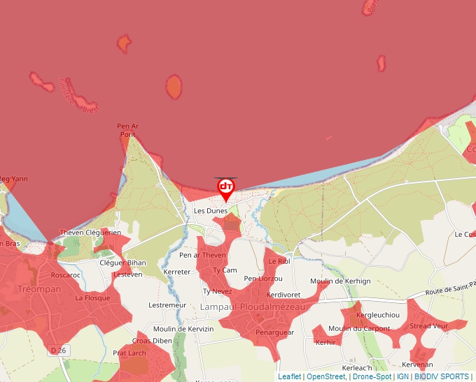 Carte Géoportail pour les drones de loisir