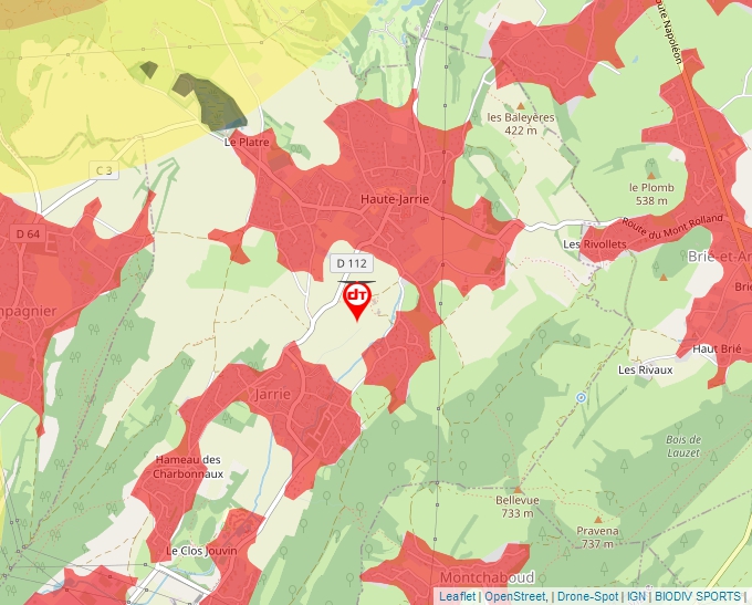 Carte Géoportail pour les drones de loisir