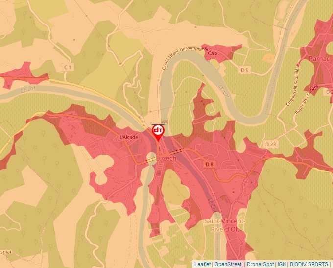 Carte Géoportail pour les drones de loisir