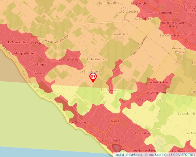 Carte Géoportail pour les drones de loisir