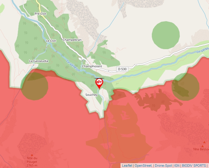 Carte Géoportail pour les drones de loisir