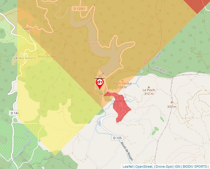 Carte Géoportail pour les drones de loisir