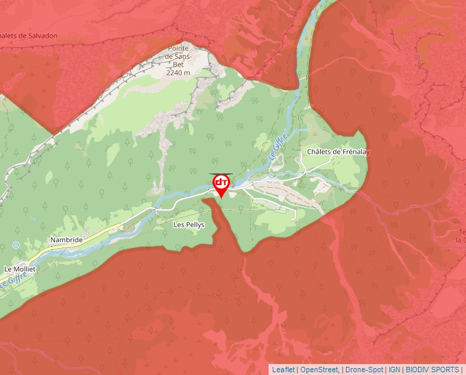 Carte Géoportail pour les drones de loisir