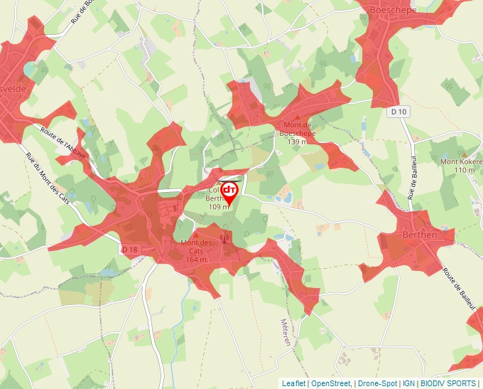 Carte Géoportail pour les drones de loisir