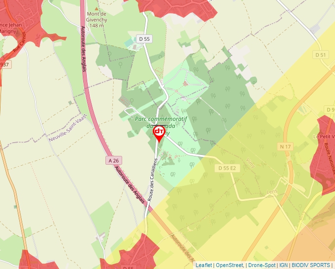 Carte Géoportail pour les drones de loisir