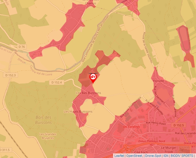 Carte Géoportail pour les drones de loisir