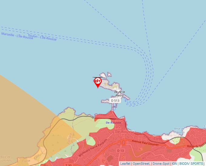 Carte Géoportail pour les drones de loisir