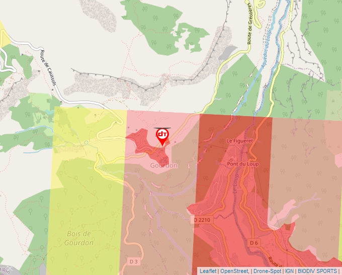 Carte Géoportail pour les drones de loisir