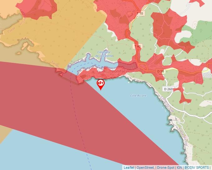 Carte Géoportail pour les drones de loisir