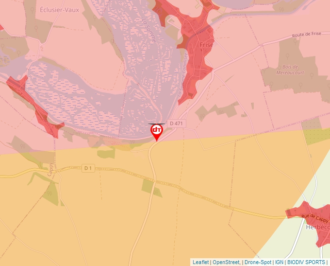 Carte Géoportail pour les drones de loisir