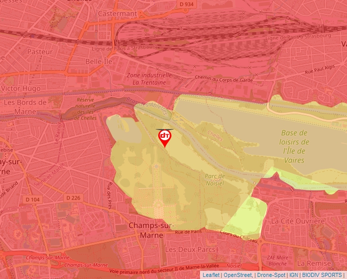 Carte Géoportail pour les drones de loisir