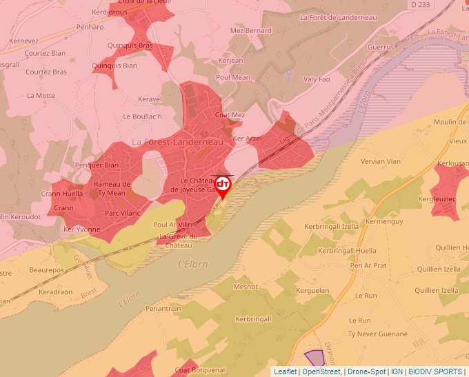 Carte Géoportail pour les drones de loisir