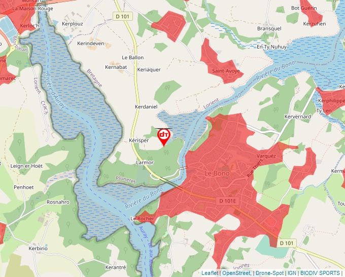 Carte Géoportail pour les drones de loisir