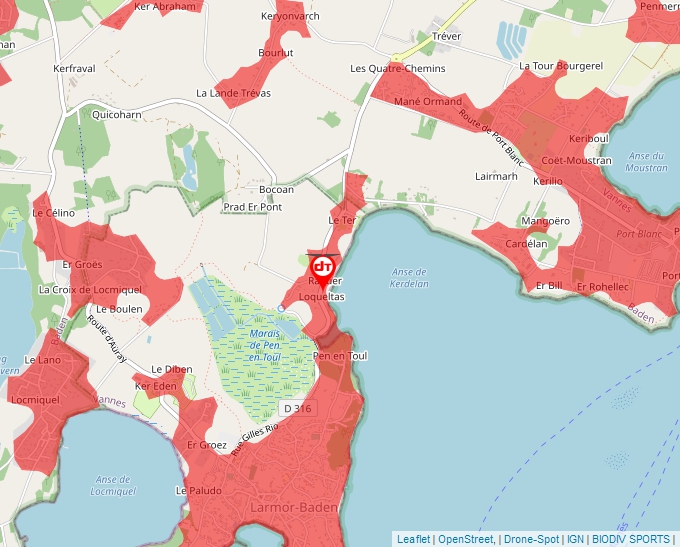 Carte Géoportail pour les drones de loisir