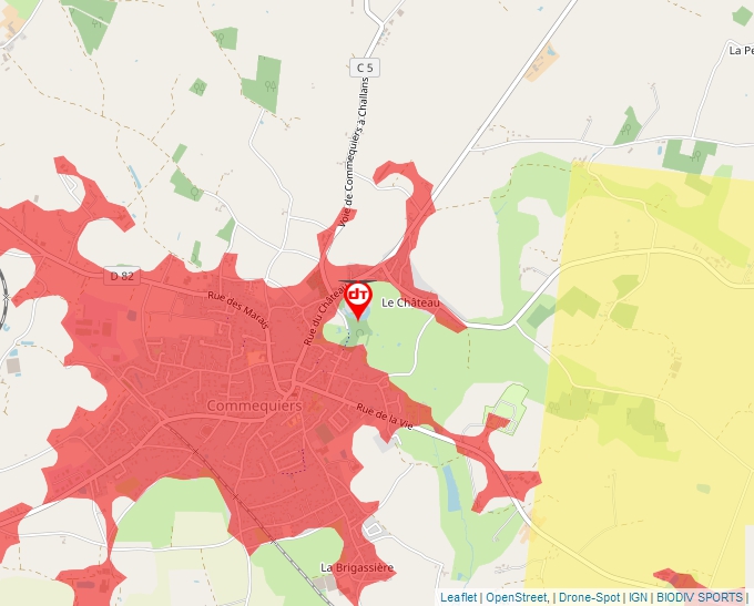 Carte Géoportail pour les drones de loisir