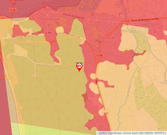 Carte Géoportail pour les drones de loisir