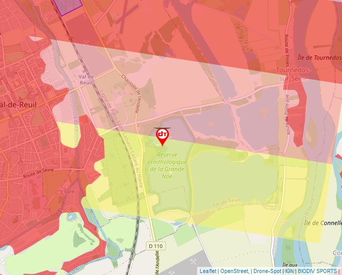 Carte Géoportail pour les drones de loisir