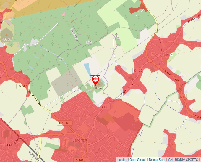 Carte Géoportail pour les drones de loisir