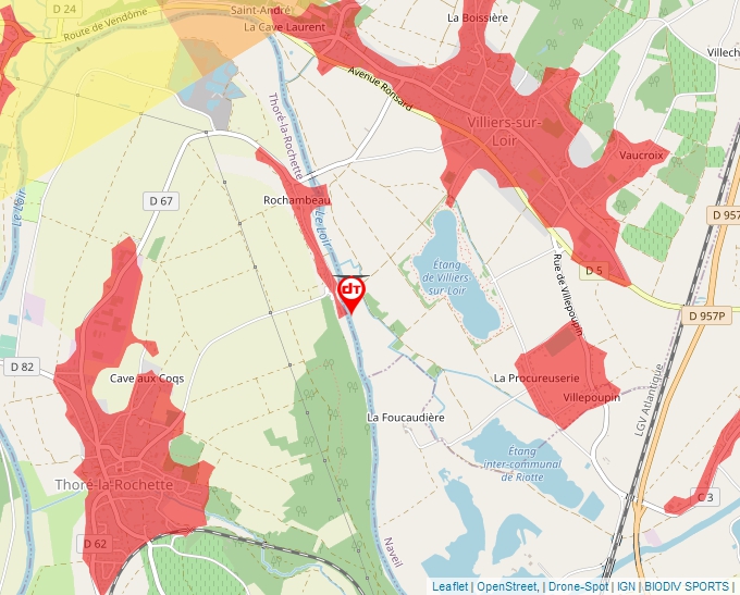 Carte Géoportail pour les drones de loisir