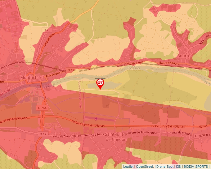 Carte Géoportail pour les drones de loisir