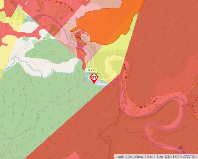 Carte Géoportail pour les drones de loisir