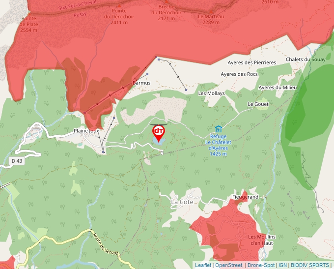 Carte Géoportail pour les drones de loisir