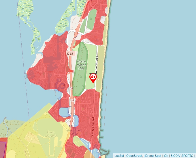 Carte Géoportail pour les drones de loisir