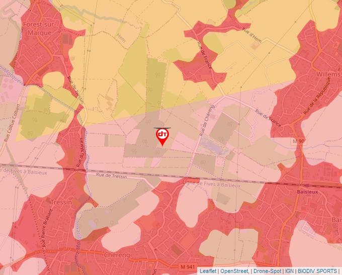 Carte Géoportail pour les drones de loisir