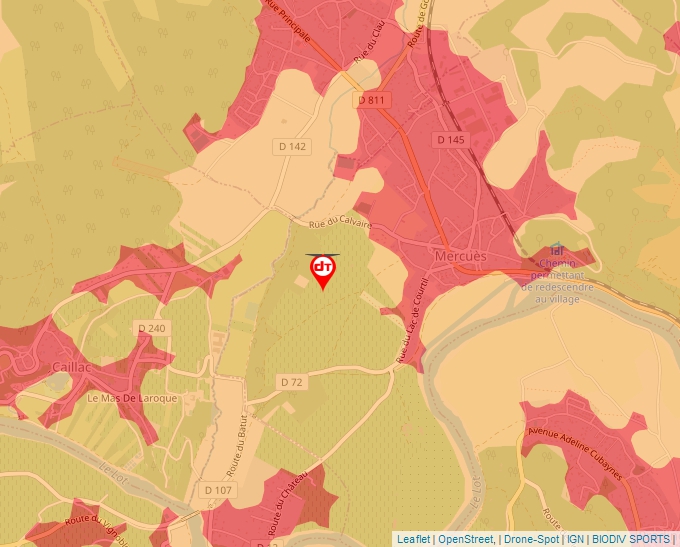 Carte Géoportail pour les drones de loisir