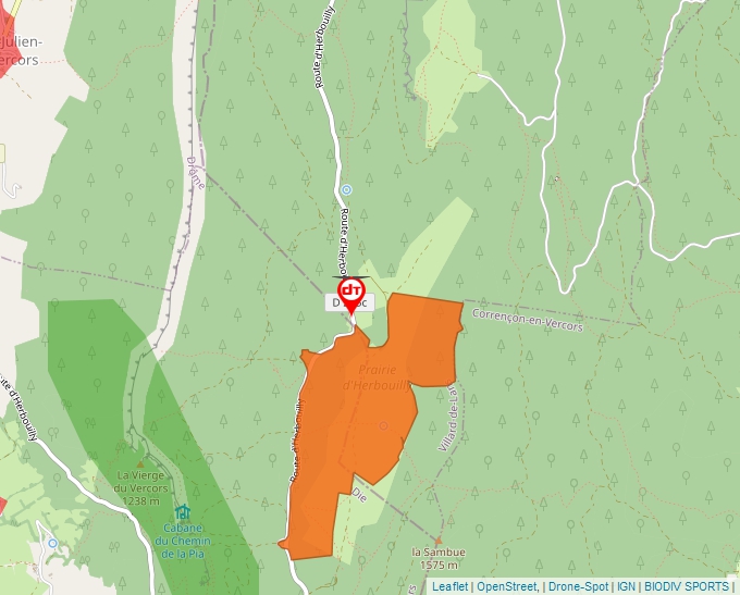 Carte Géoportail pour les drones de loisir