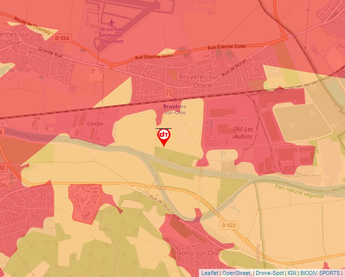 Carte Géoportail pour les drones de loisir