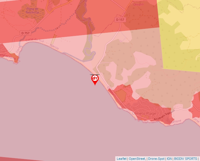 Carte Géoportail pour les drones de loisir