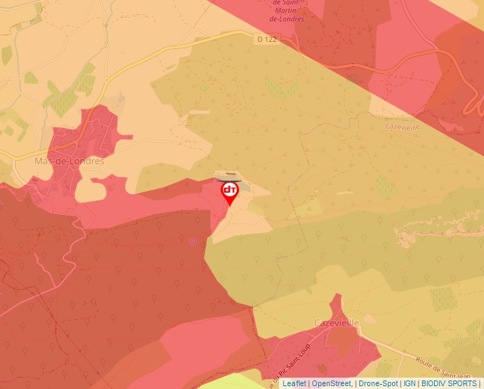 Carte Géoportail pour les drones de loisir