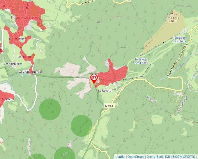 Carte Géoportail pour les drones de loisir