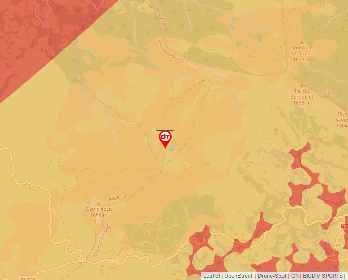 Carte Géoportail pour les drones de loisir