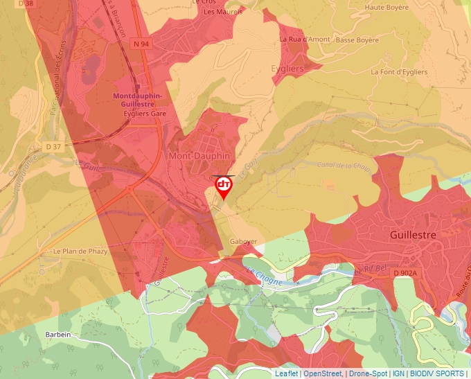 Carte Géoportail pour les drones de loisir