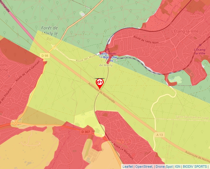 Carte Géoportail pour les drones de loisir