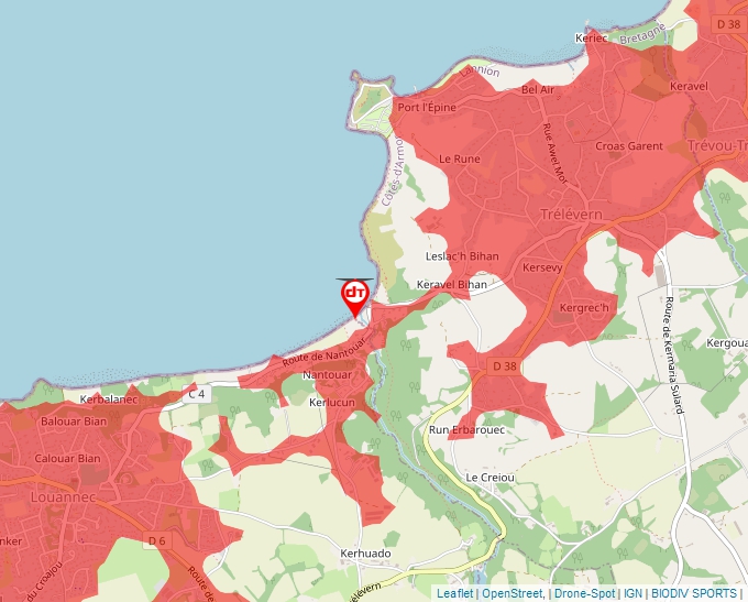 Carte Géoportail pour les drones de loisir