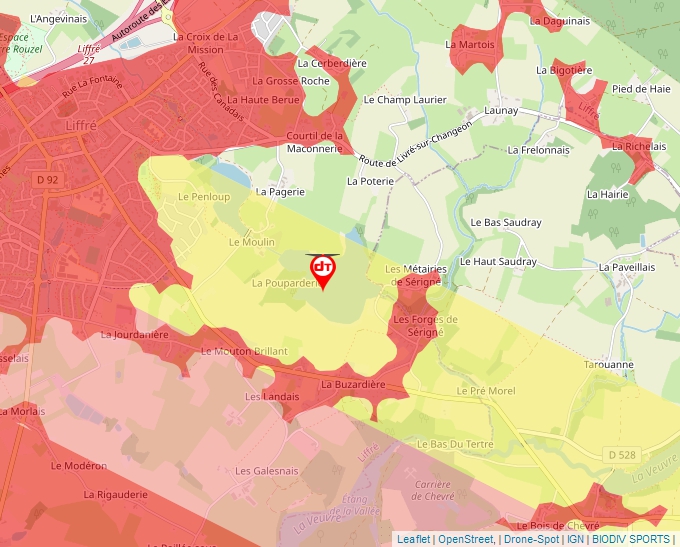 Carte Géoportail pour les drones de loisir