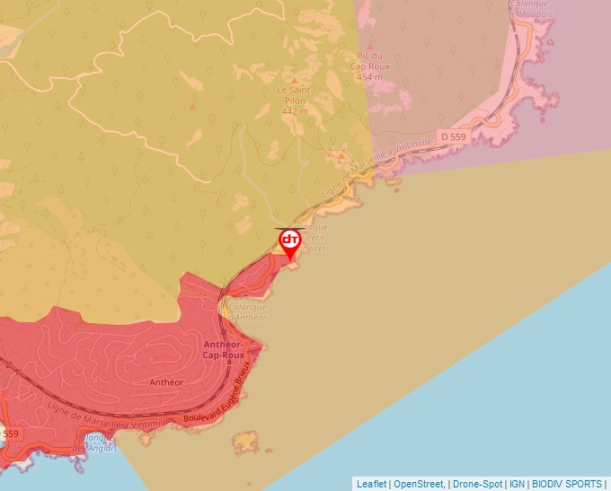 Carte Géoportail pour les drones de loisir