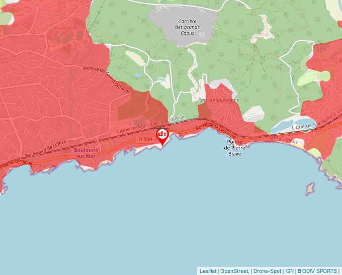 Carte Géoportail pour les drones de loisir